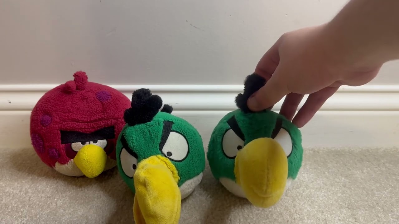 Angry birds plush unboxing: closed beck Hal plush