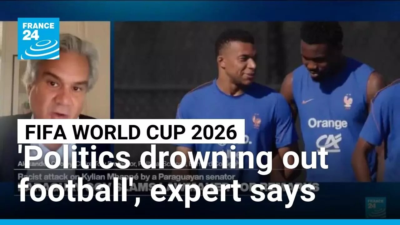 'It seems like the politics are starting to drown out some of the excellent football' &bull; FRANCE 24