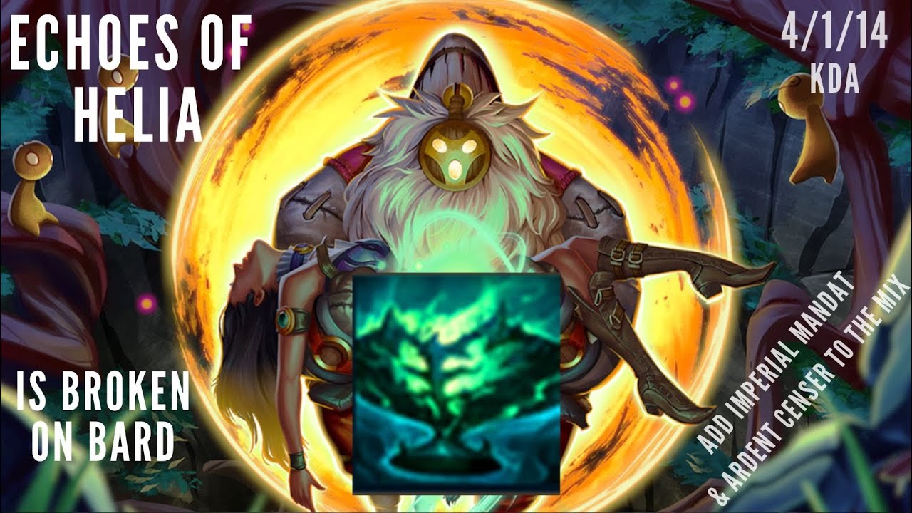 Echoes of Helia New Support Item on Bard is OP | AP Rune & Item Build Explained