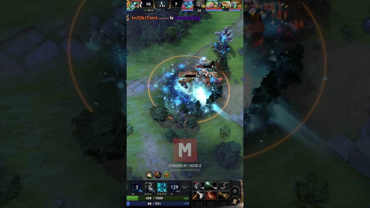 Immortal Earthshaker VS Immortal Brewmaster and Immortal Monkey King #dota #dota2 #dota2highlights