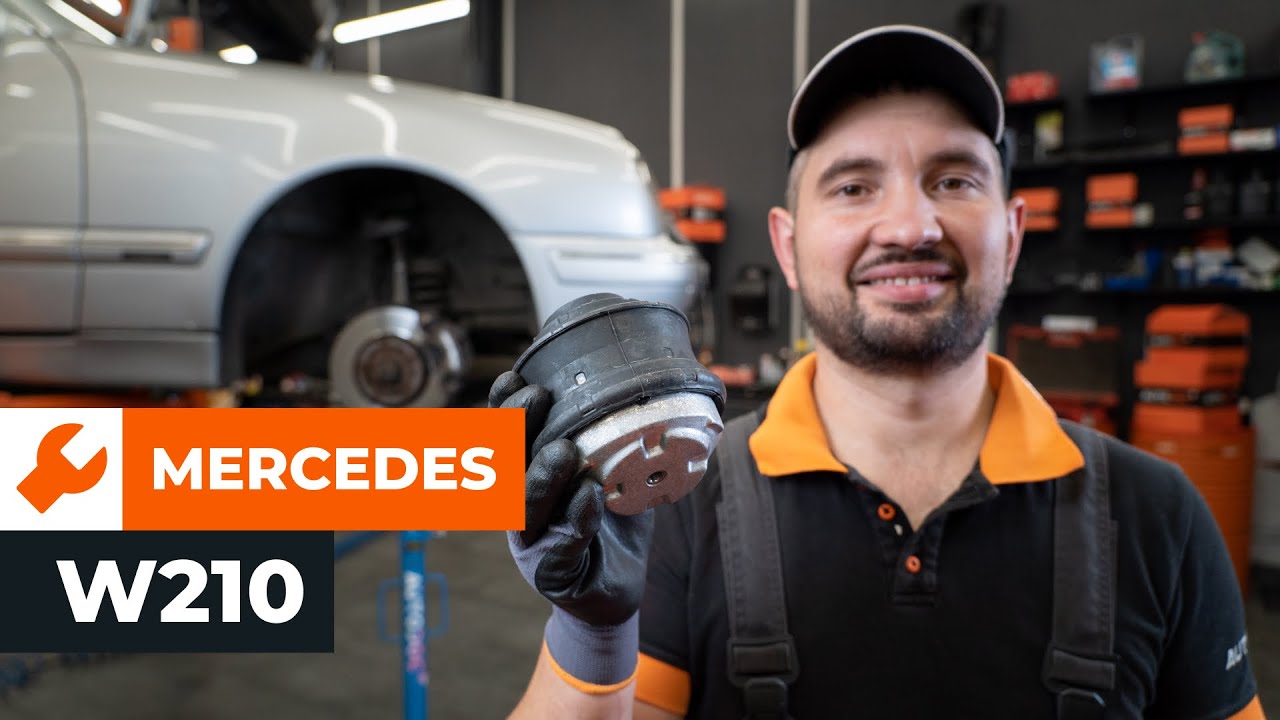 Como substituir esquerda apoios do motor no&nbsp;MERCEDES W210 [TUTORIAL DA AUTODOC]