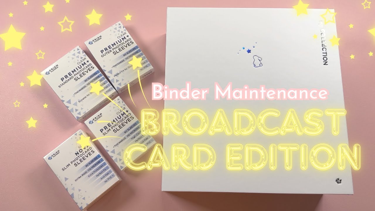 Binder Maintenance | Updating my Hongjoong broadcast binder ♥️