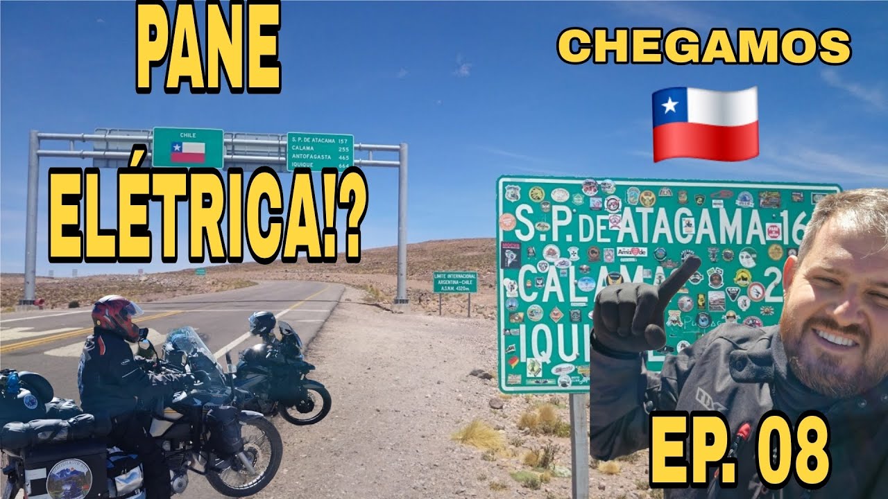 EP 08 🇦🇷 PASO DE JAMA 🇨🇱 - PASSAMOS POR UM VULCÃO #zontes #zontest350x #atacama #viagembaixocusto