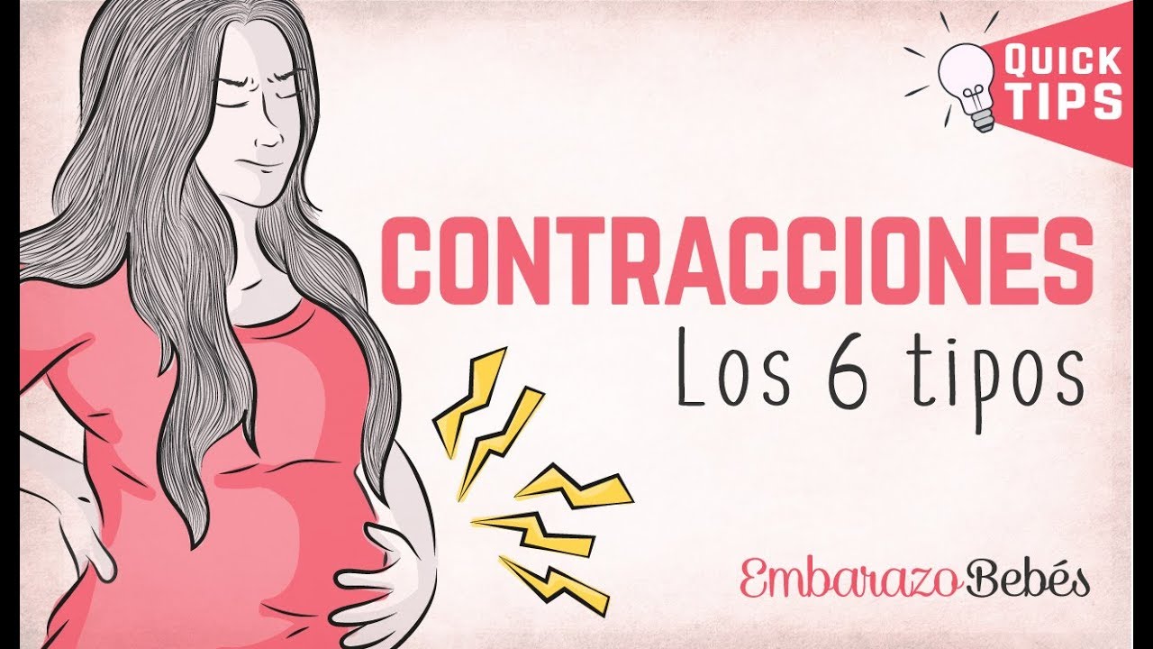 😱💥 PARTO: 6 Tipos de CONTRACCIONES &iquest;C&oacute;mo son? &iquest;Qu&eacute; se siente?