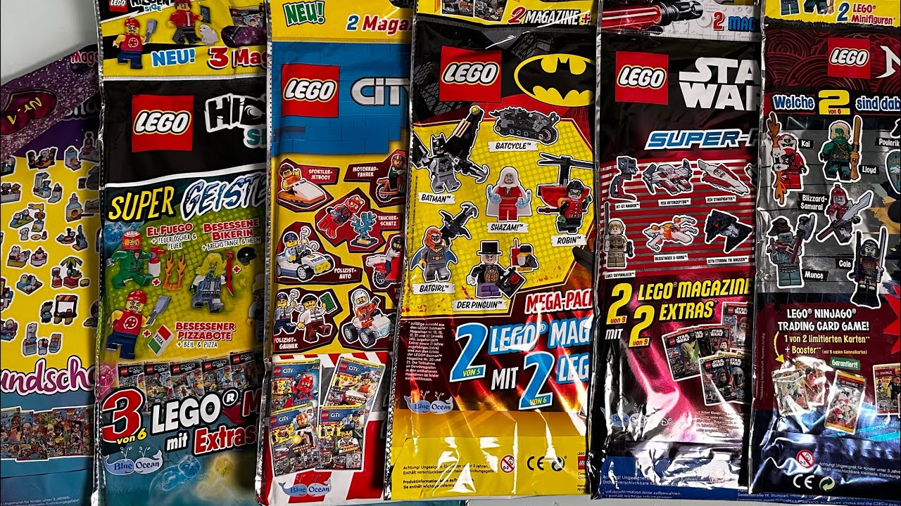 Lego 10 verschiedene Wundertüten auspacken