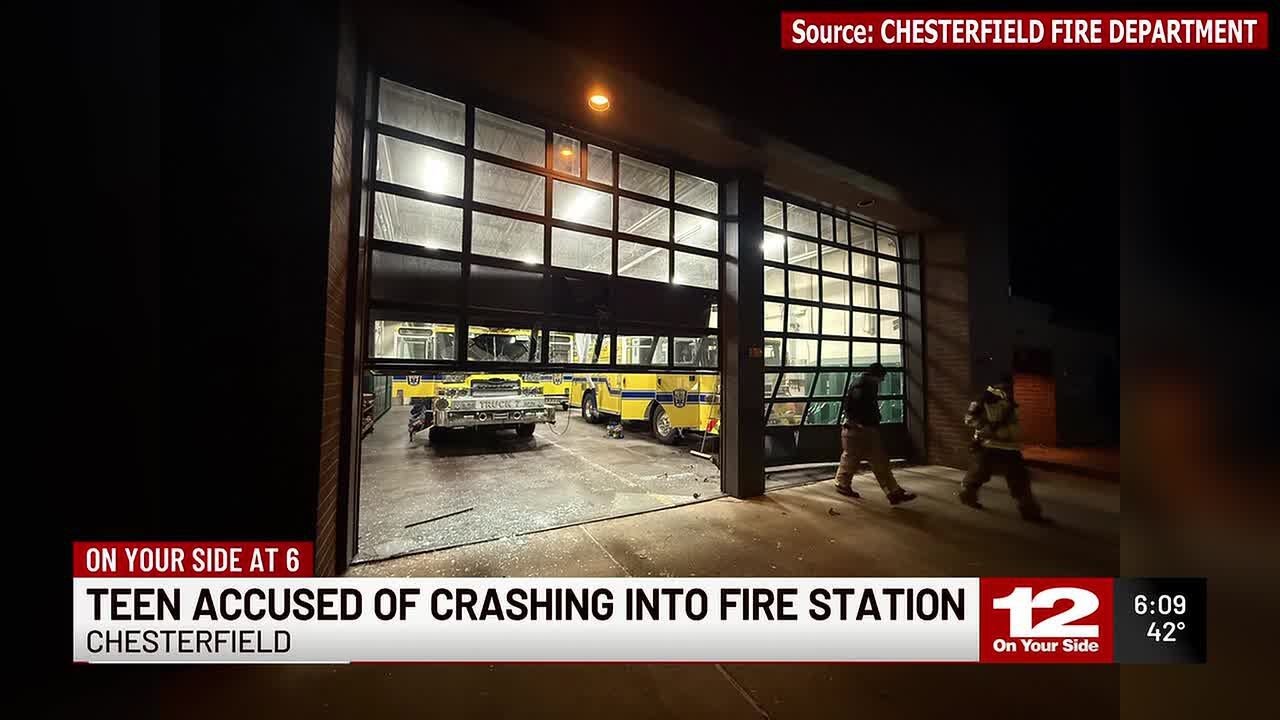 Benedictine football player granted bond after crashing into Chesterfield fire station