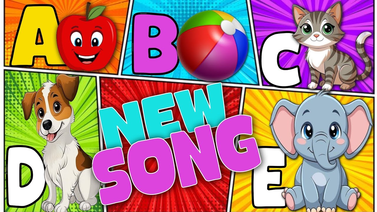 ABC Alphabet Song | A for Apple 🍎 | Learn Letters A to Z | Kids Cartoon Phonics