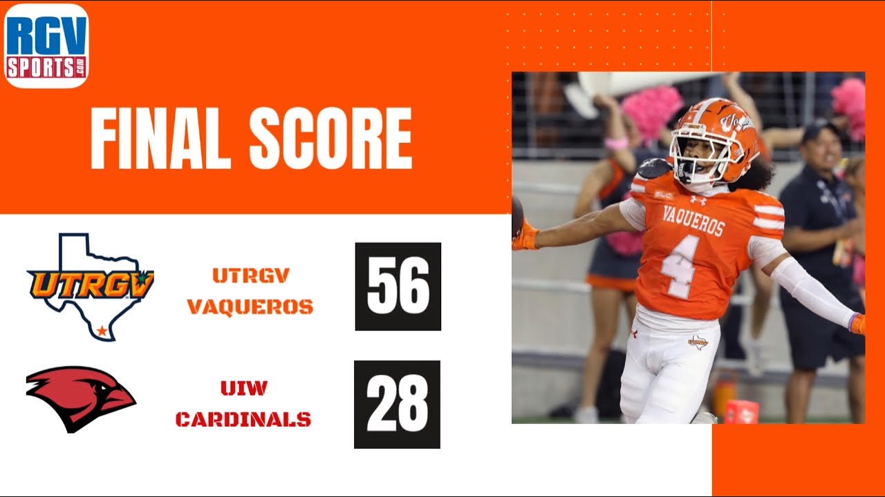 UTRGV Football Highlights: UTRGV Vaqueros vs. Incarnate Word