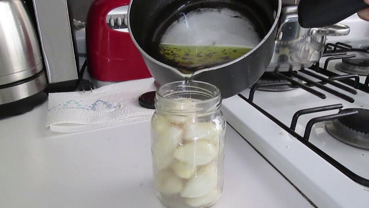 Conserva de ajos en aceite