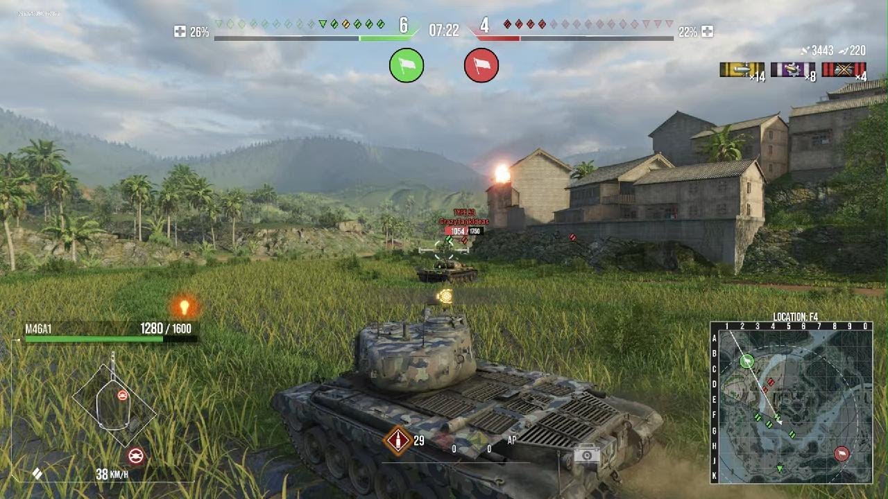 World of Tanks : Modern Armor - 6 Kills in a Match