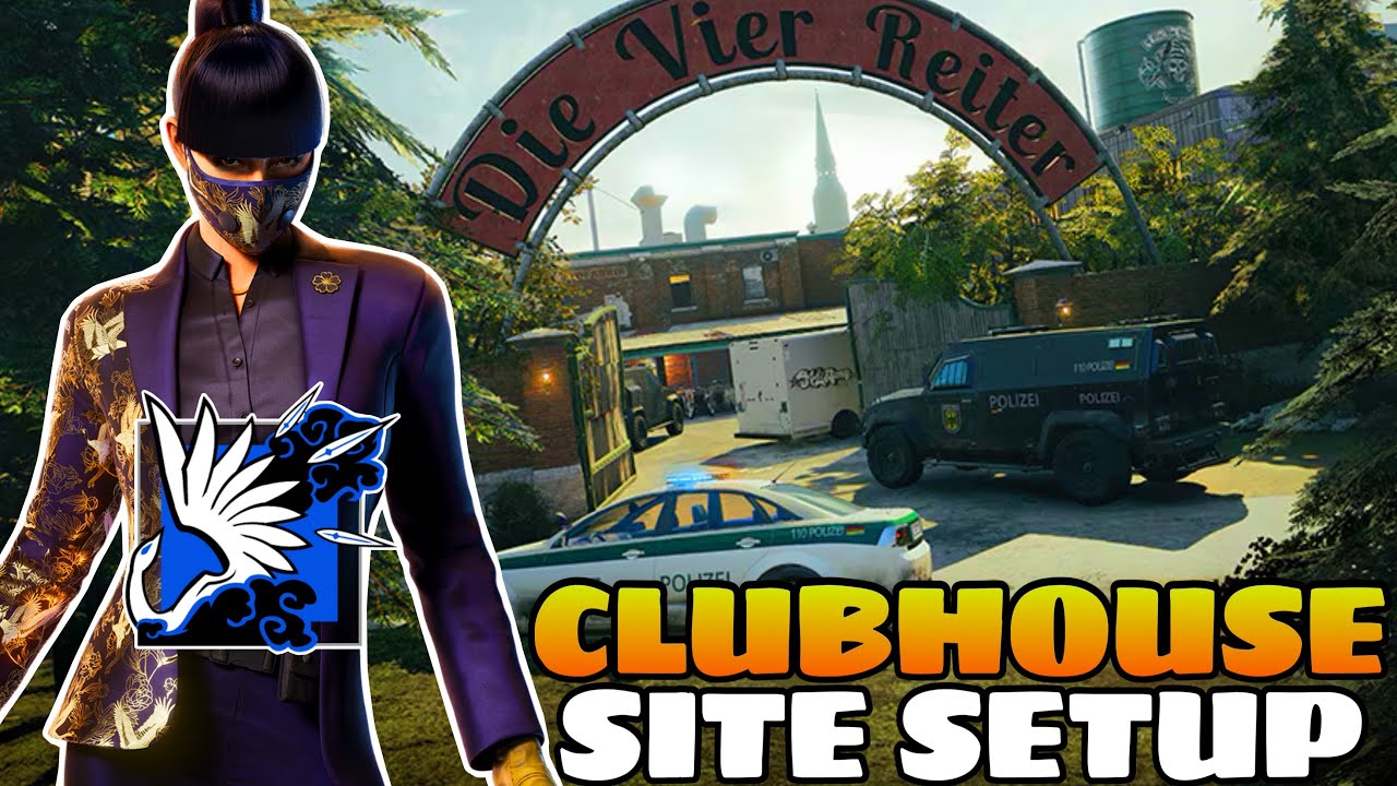 BEST AZAMI SITE SETUP SPOTS ON CLUBHOUSE! Rainbow Six Siege Operator Guide