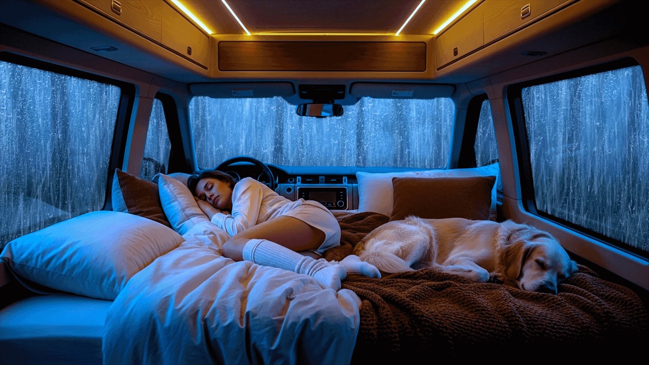 Chuva na Janela com Trovões 🌧️ Barulho Relaxante para Dormir Profundamente | ASMR