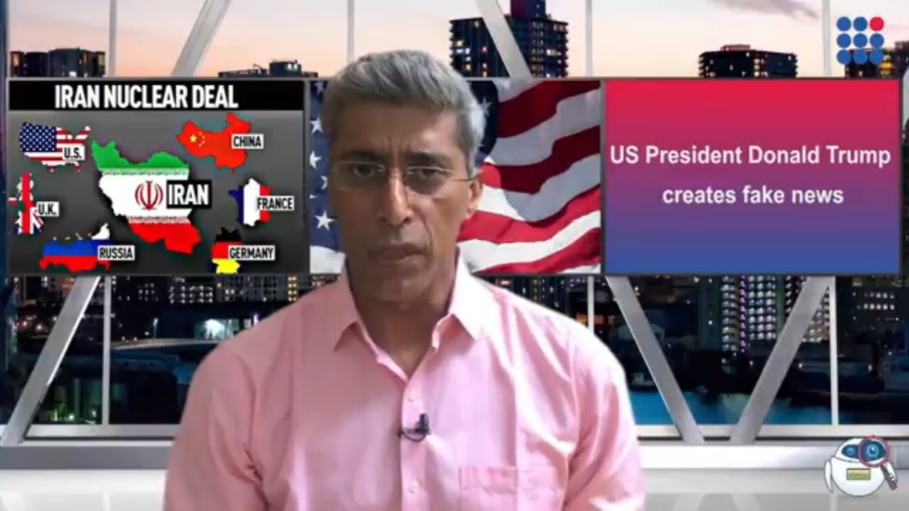 US President Donald Trump creates fake news