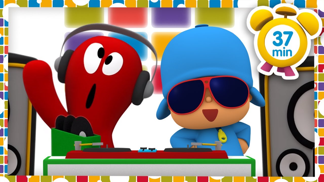 🎶🕺🏻CANCIONES INFANTILES de POCOYÓ 🎶🕺🏻 - Pocoyó Disco [ 37 minutos ] | Caricaturas y dibujos animados