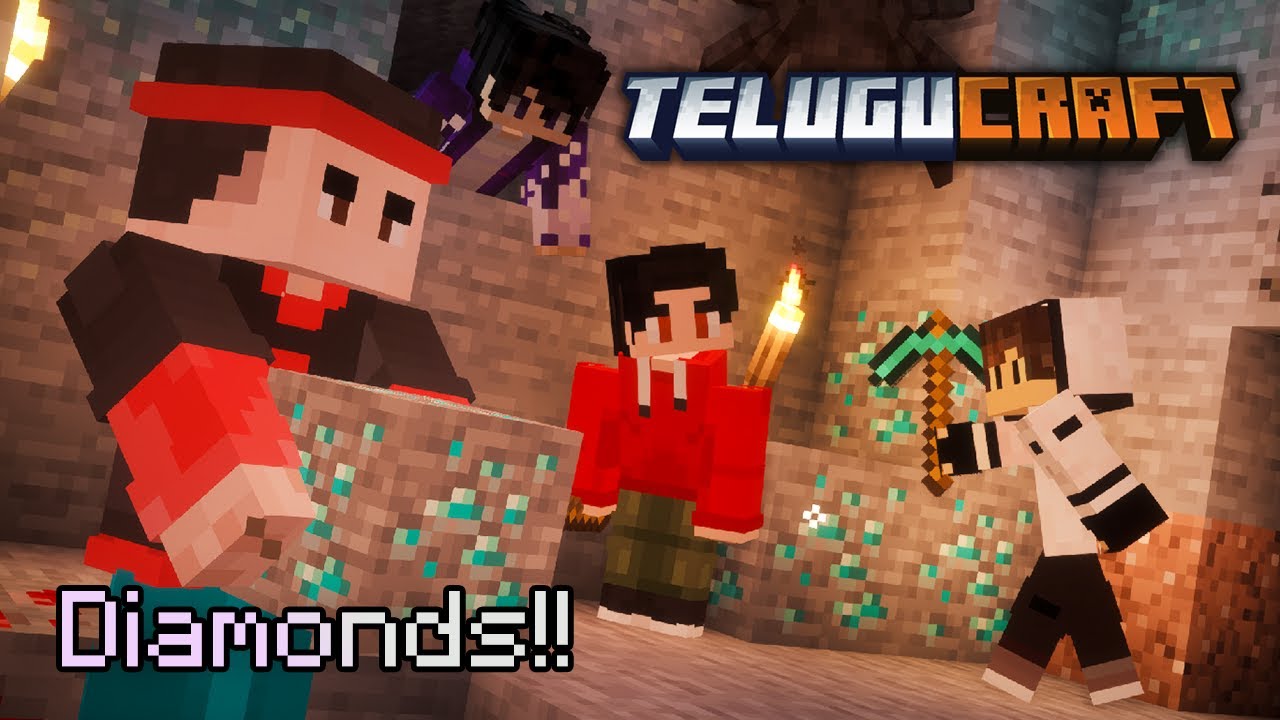 Gang Tho Cave Mining - TeluguCraft #2