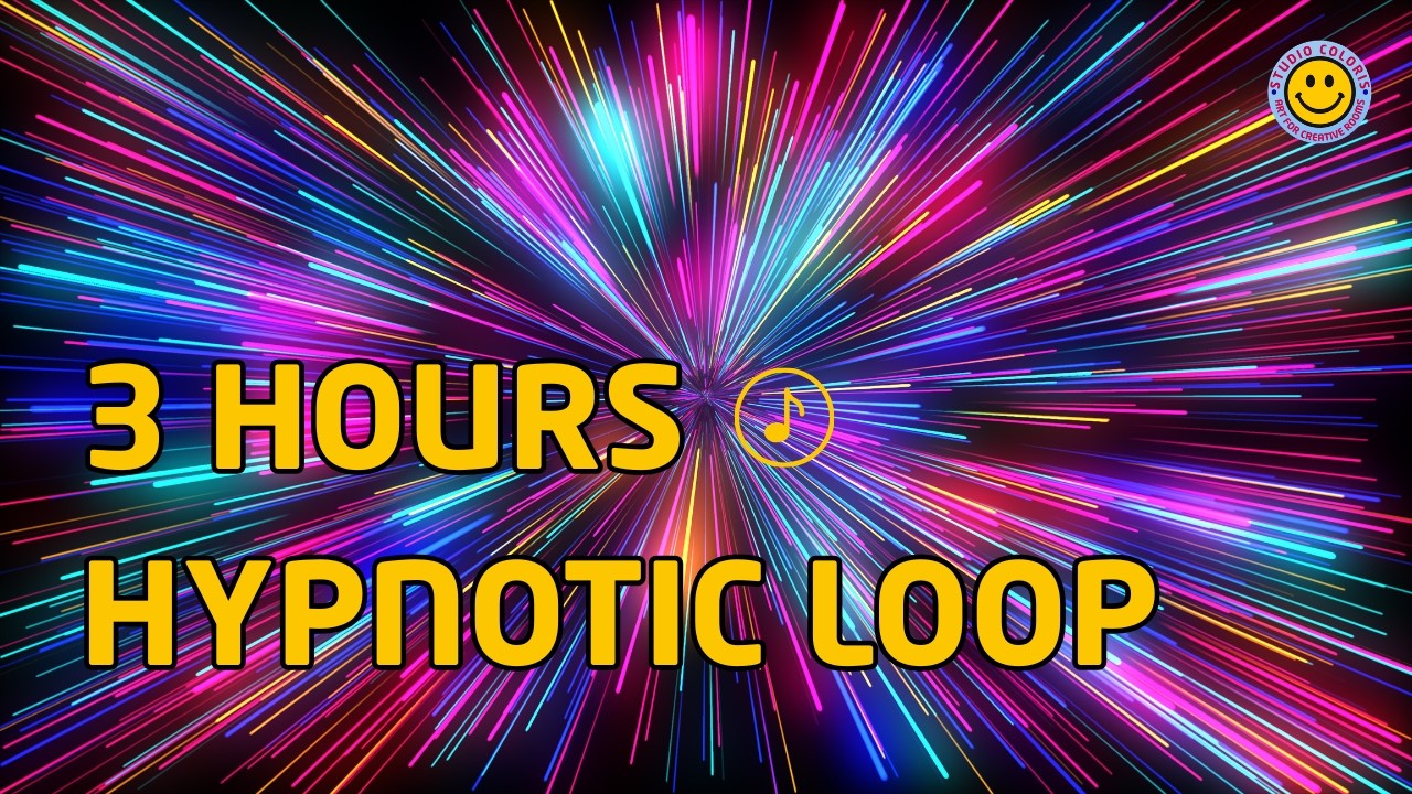 Hypnotic Psychedelic Visuals | Trippy Kaleidoscope & Neon Cosmos (3 Hours)