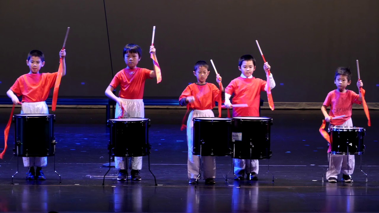 2018 ACES 中文学校春节晚会节目 打鼓表演：龙的传人