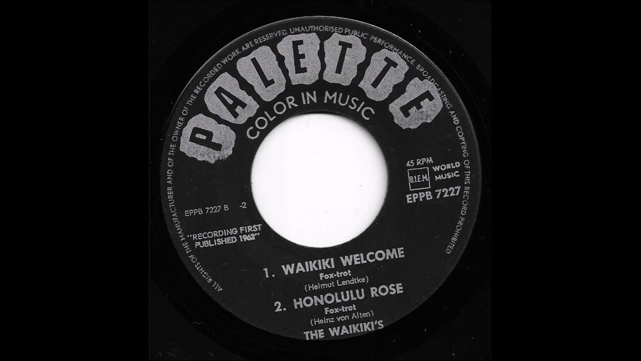 The Waikiki's - Waikiki Welcome