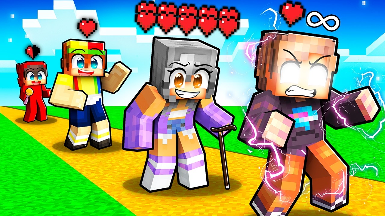 Рождение бессмертного от YouTuber в Minecraft