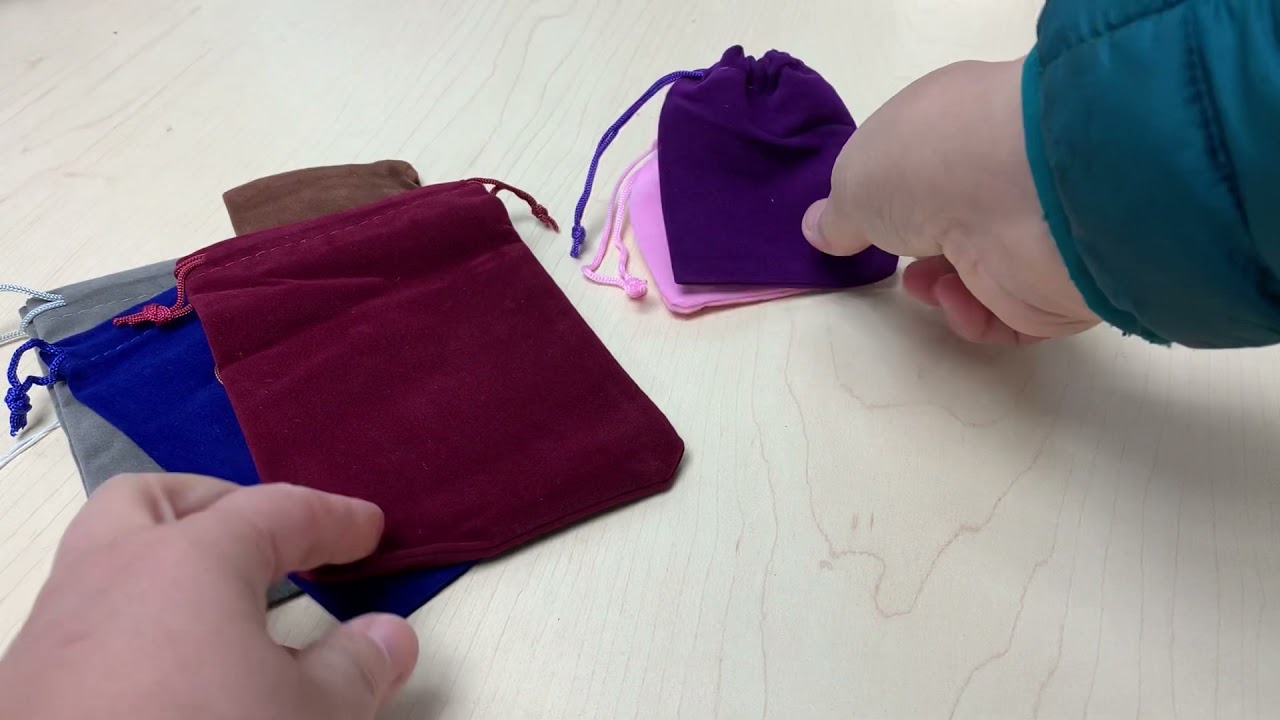 Velvet Pouch Drawstring Bag