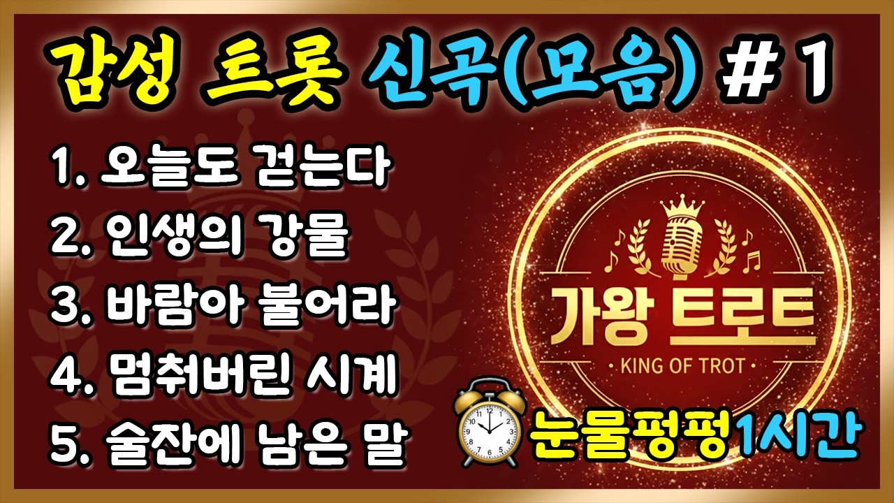 5곡 연속 듣기🎵인생의 허망함을 달래주는 애절한 감성 트로트 신곡 | 가슴울리는 트로트 | 중년 최신 트로트 | 트로트추천 신곡ㅣ7080ㅣ5060 (AI 가수 세라)🎵1시간