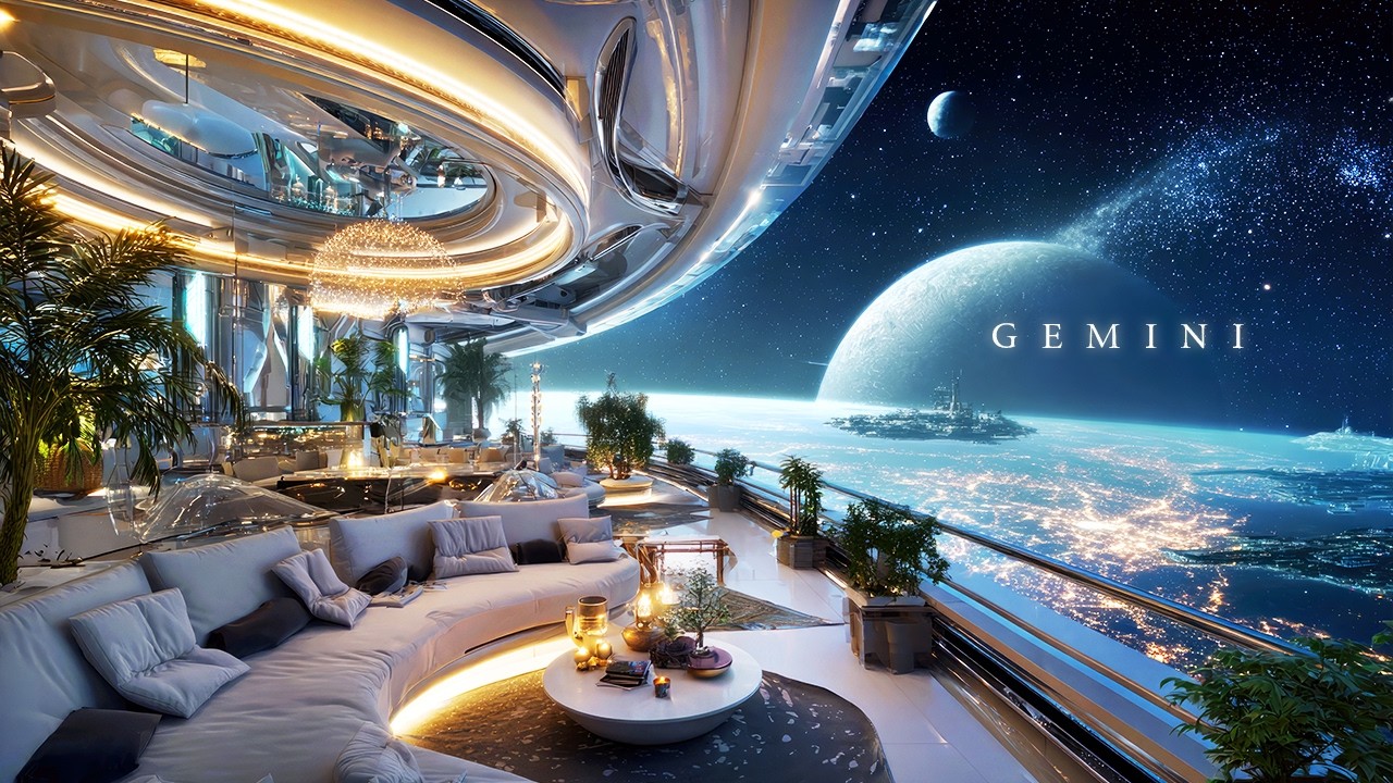 Gemini: Cozy Sci Fi Space Ambient Music ✨🎧 for Deep Sleep &  Relaxation (3Hz Binaural Beats)