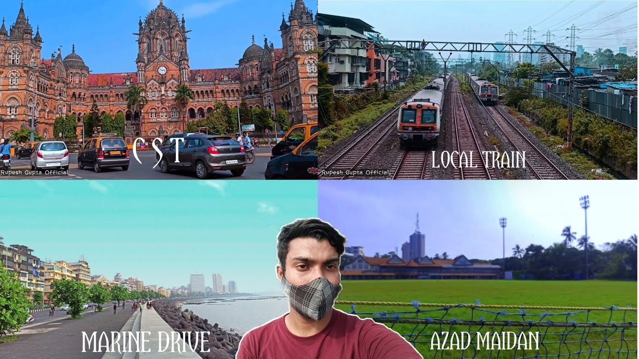 CST Railway Station | Marine Drive Mumbai & Azad Maidan Full Vlog All in One.