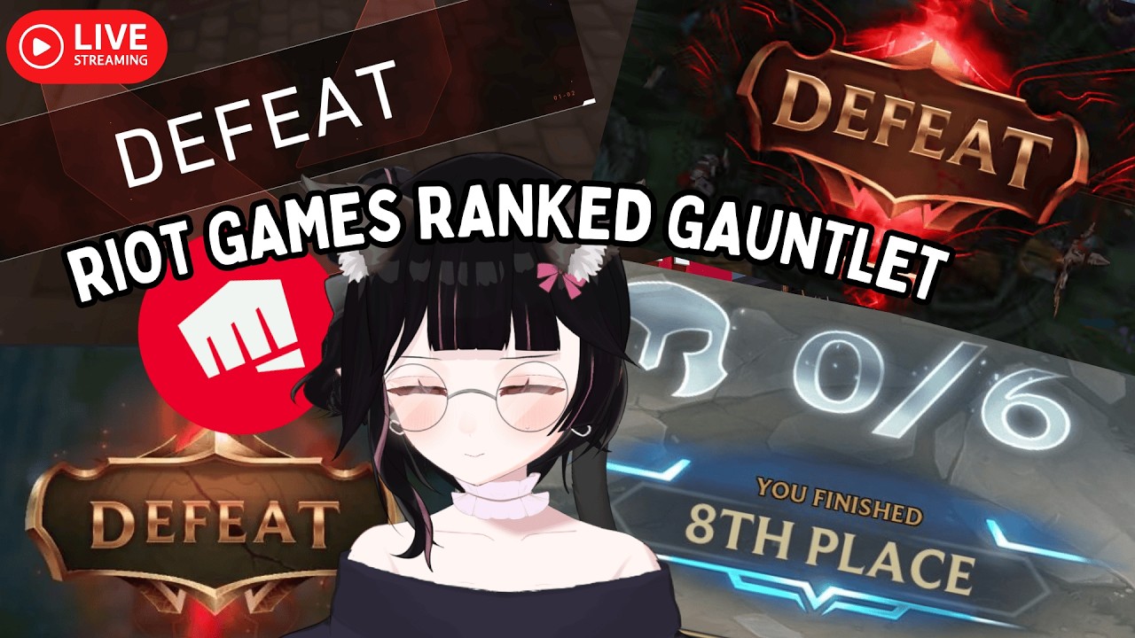 ✧˖°Riot Games Ranked Gauntlet Challenge! 5 games, 5 wins in order!