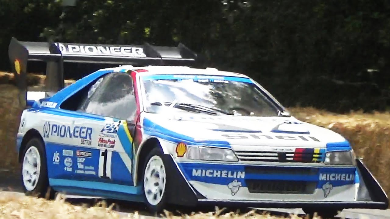 Flame Spitting Peugeot 405 T16 Pikes Peak Winner!