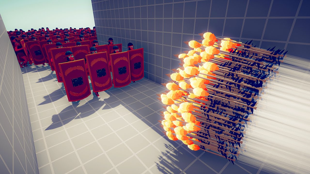 100x ROMAN ARMY vs EVERY GOD - Totally Accurate Battle Simulator TABS