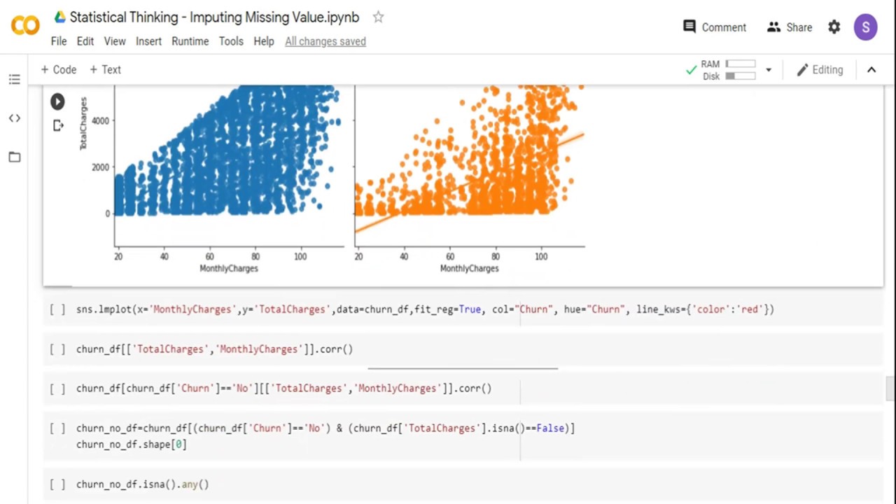 Statistical Thinking - Imputing Missing Values