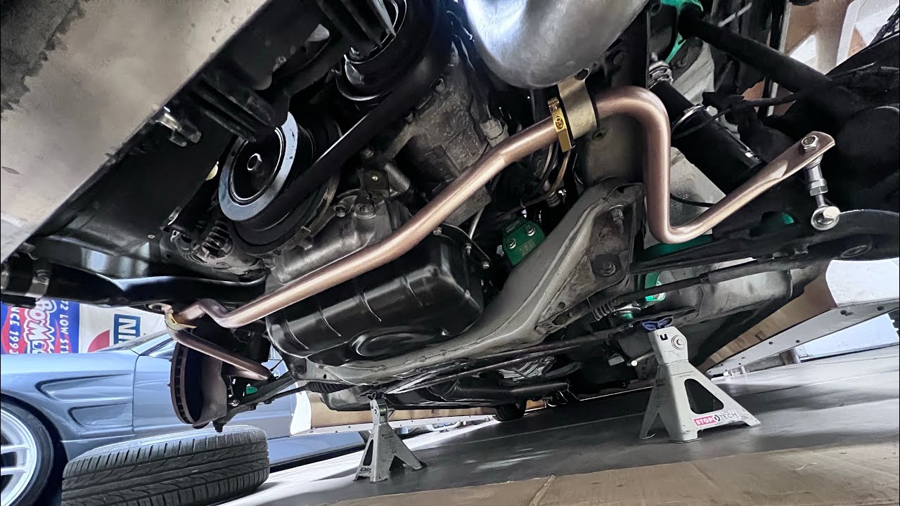More suspension upgrades for the JZX100 Mark ii! PBM high clearance sway bar install.