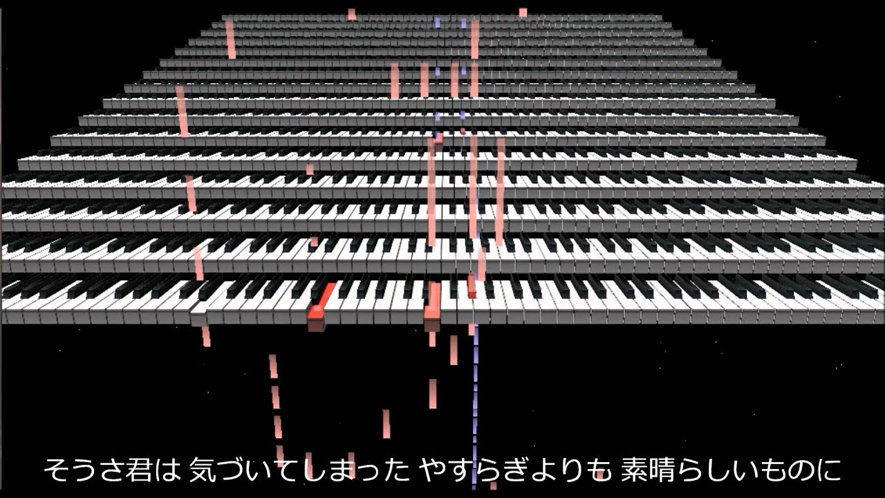 銀河鉄道999 / ゴダイゴ（ピアノ演奏・midi伴奏＆歌詞）