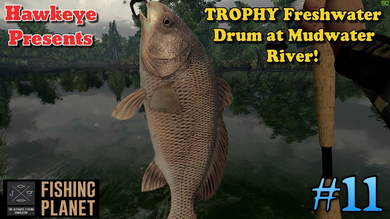 Fishing Planet | #11 - S3 | TROPHY Freshwater Drum at Mudwater River !