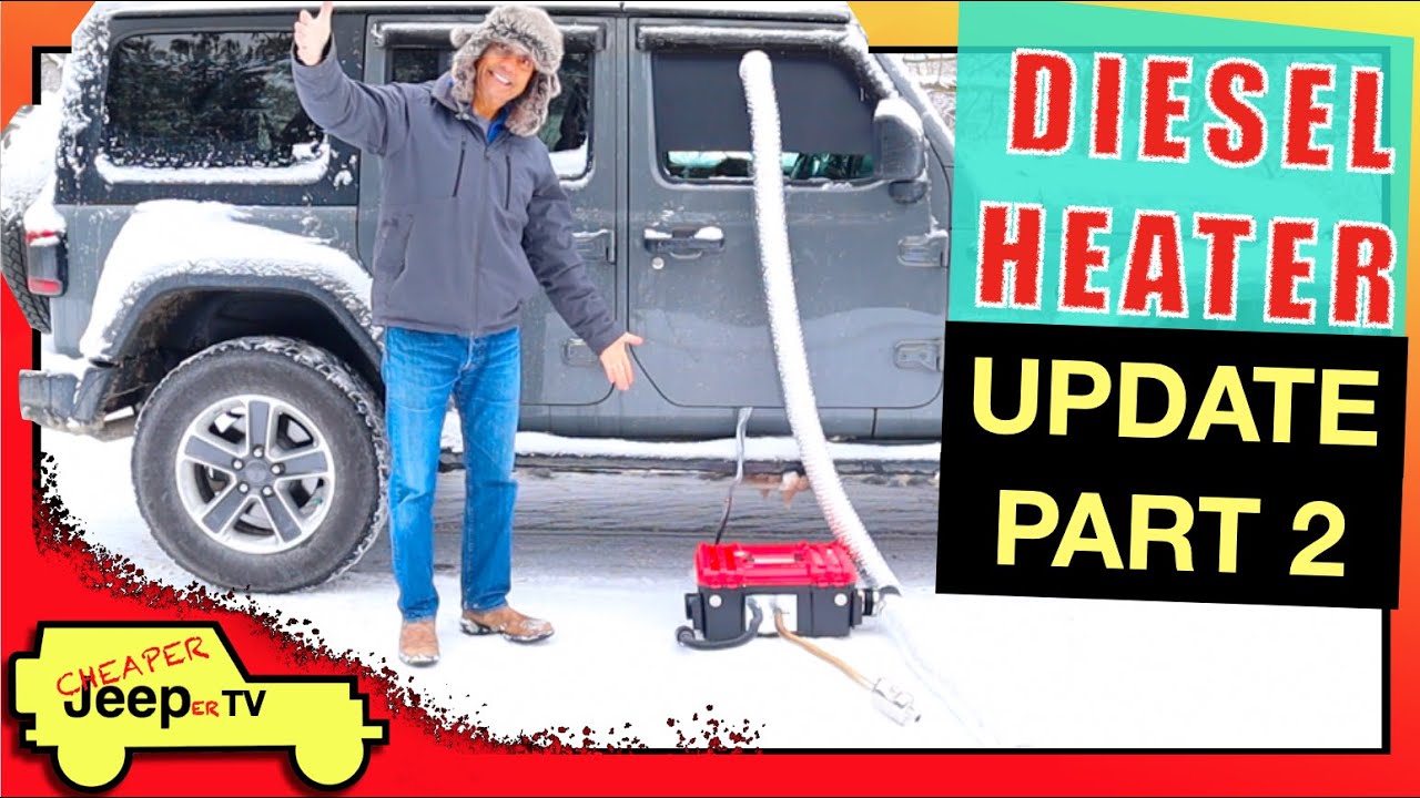 DIY Portable Diesel Heater in a Box For Camping Design UPDATE - PART 2