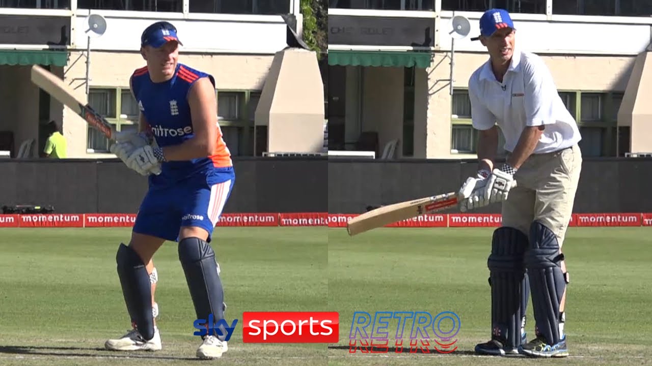 Jonny Bairstow vs Nasser Hussain - Six hit challenge