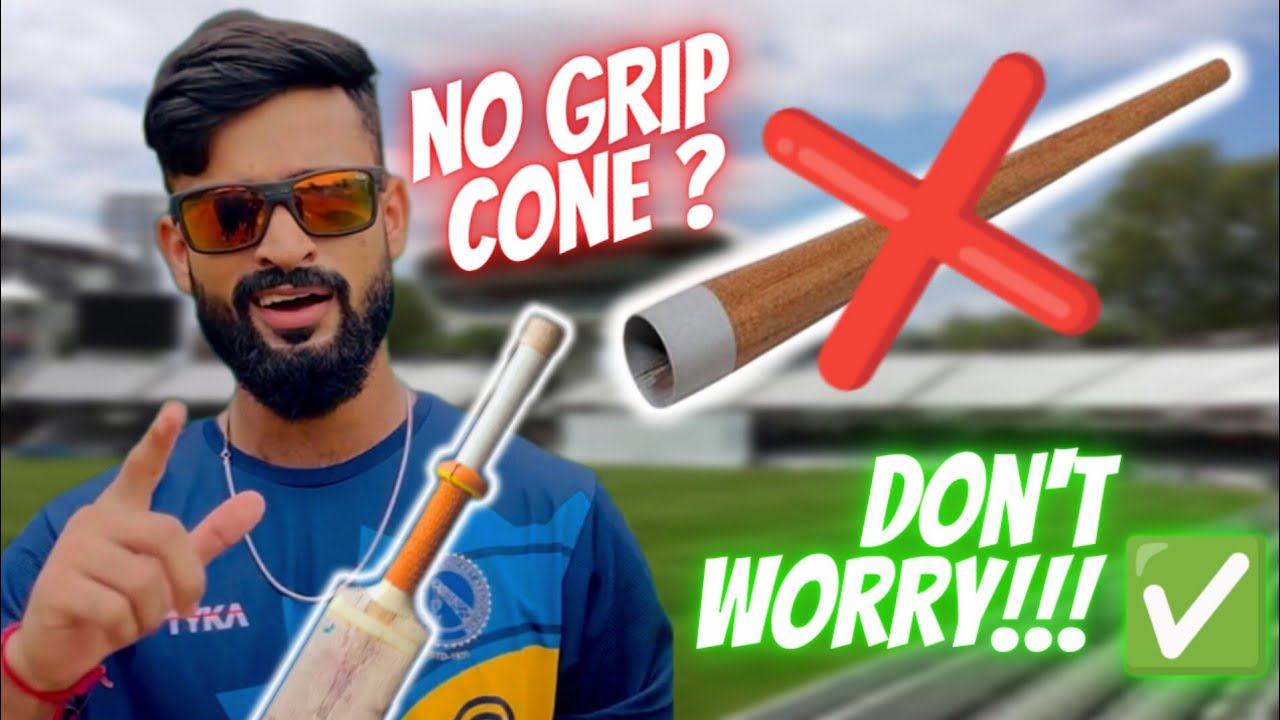 How to Put Grip on Bat WITHOUT using a Grip CONE✅ | Bina Gripper/Cone ke GRIP Kaise Lagaye?