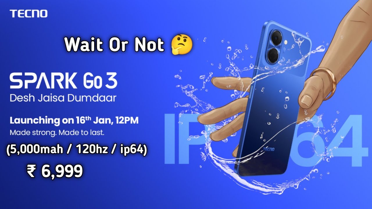 Tecno Spark Go 3 / Official Launch Price / 5,000mah /120hz / tecno spark go 3 review