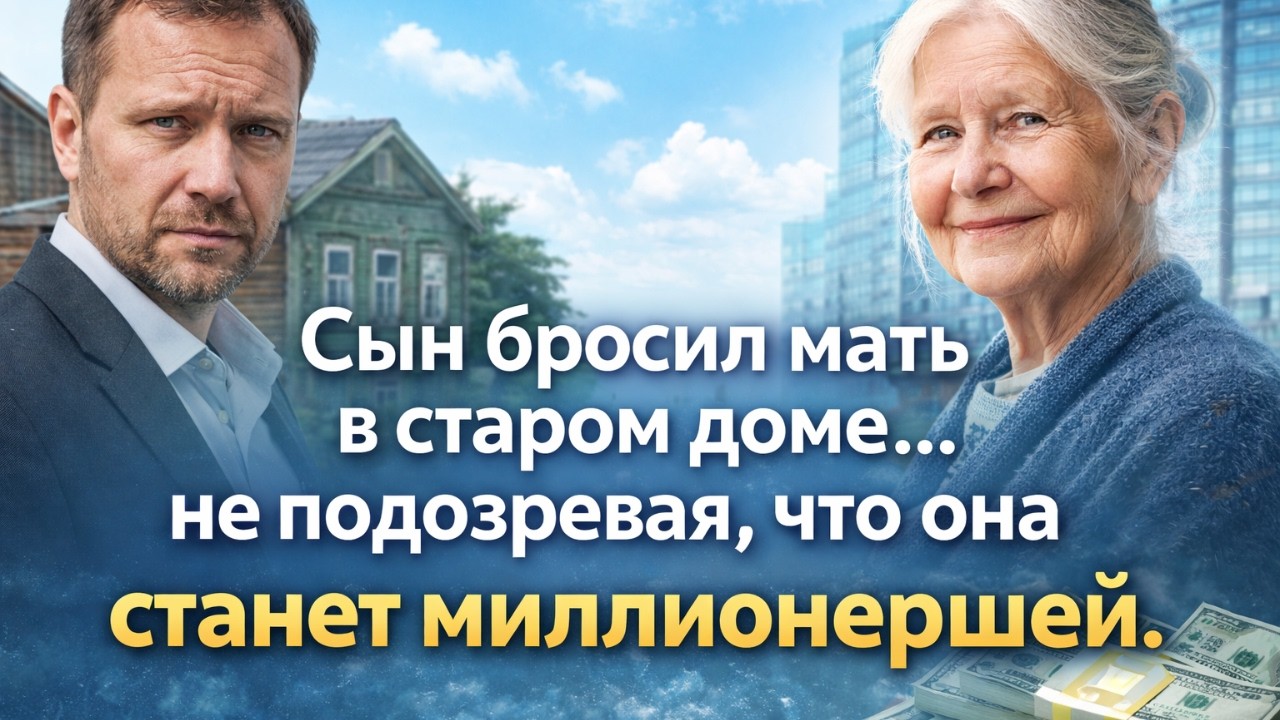 Сын бросил свою престарелую мать на свалке пластика из-за наследства, но что произойдет дальше...?