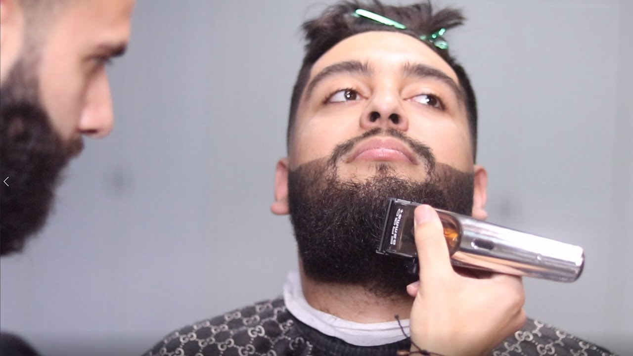 *Full Length* Haircut & Beard Tutorial - Burst Taper - Beard Shaping