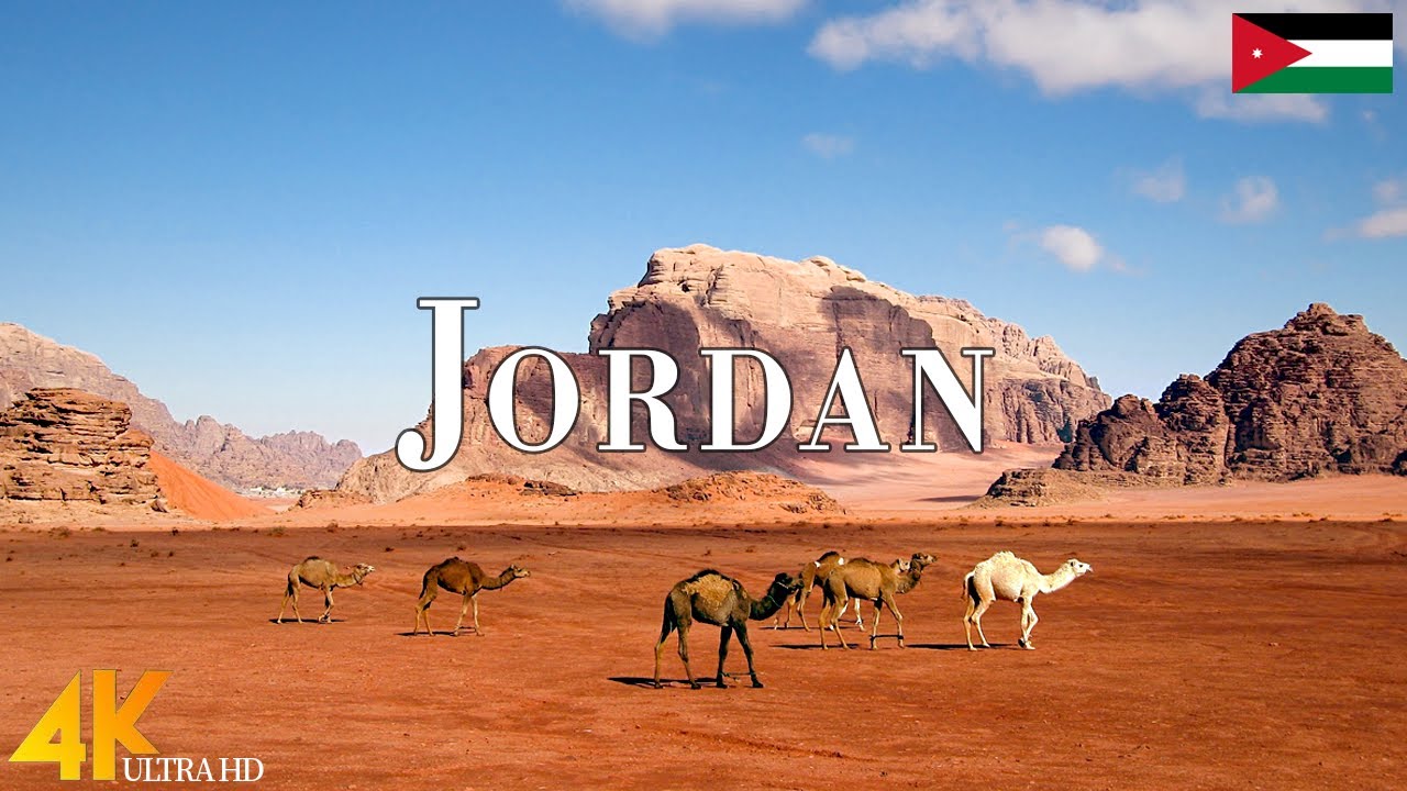Jordan 4K Ultra HD • Stunning Footage Jordan, Scenic Relaxation Film with Calming Music.