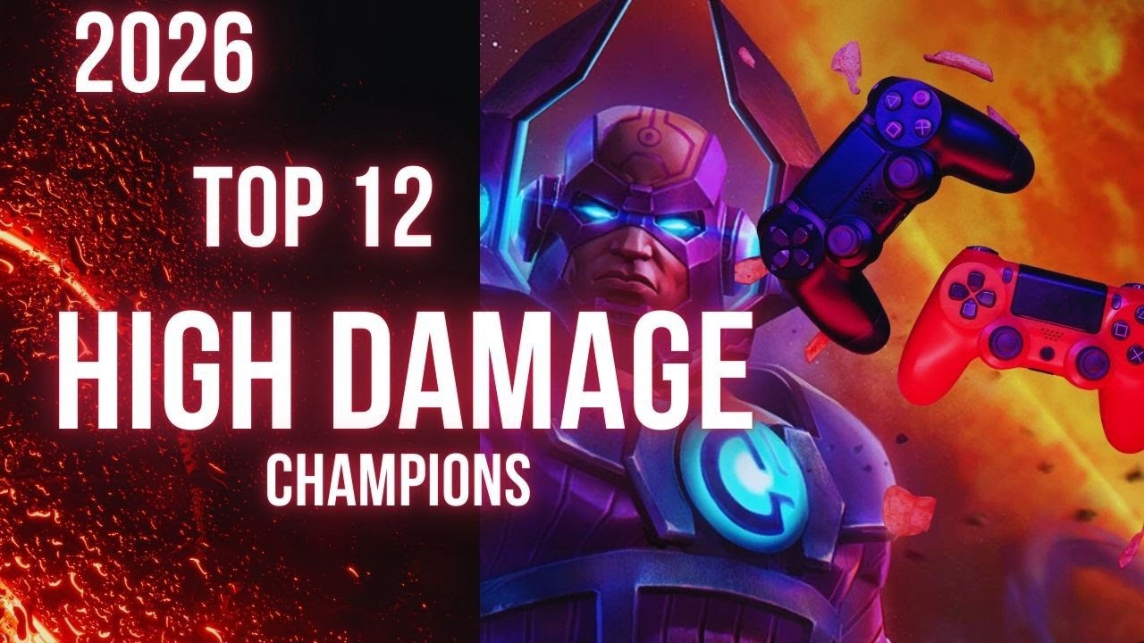 Топ-12 чемпионов с высоким уроном в Marvel Contest of Champions | Январь 2026