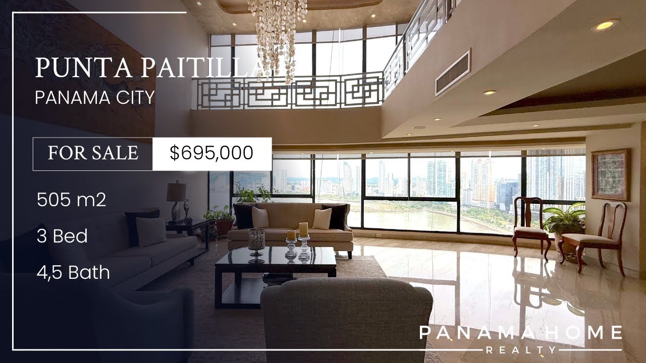 $695,000 Exclusive Penthouse for Sale on Punta Paitilla
