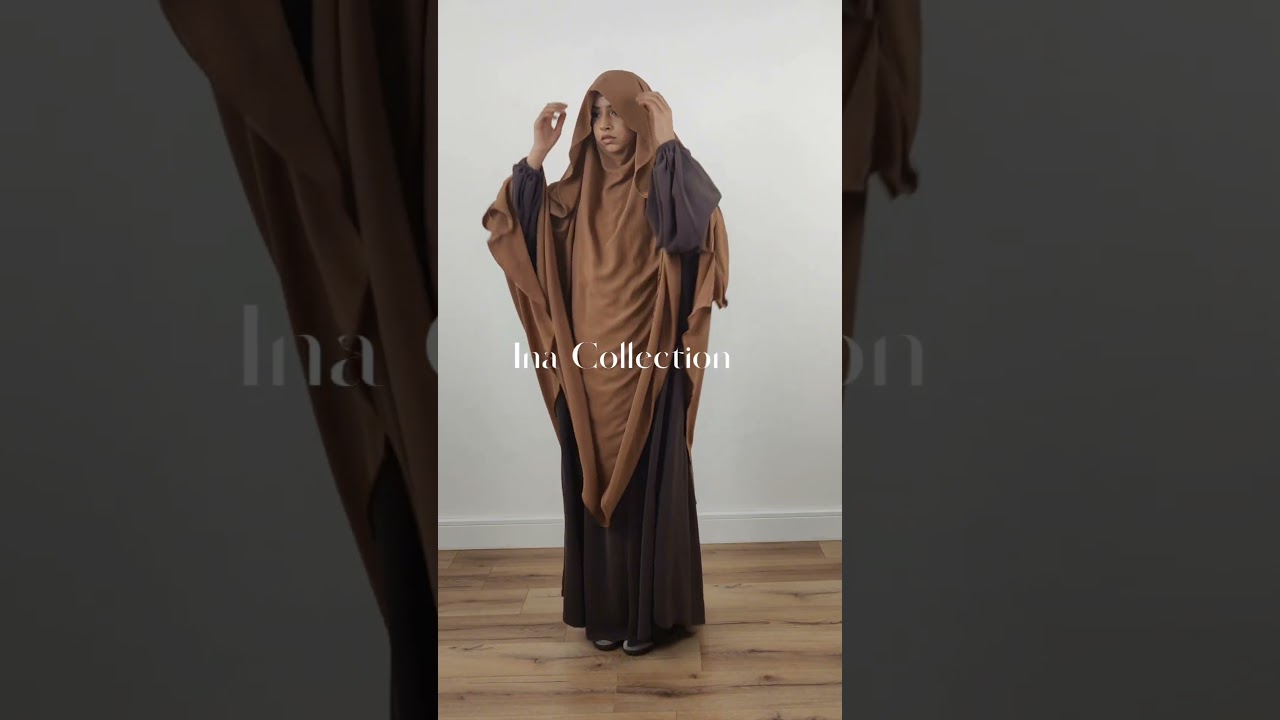 Sutra Maxi Khimar Cape Jazz #abaya #abayamodern #muslimattire #hijab #abayafasion #abaya #modesty