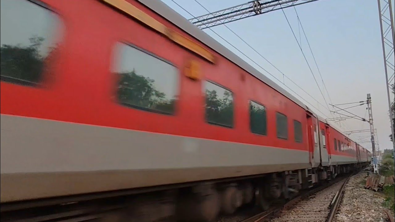 High Speed 110 Action in Ludhiana Jalandhar Section With Blasting Track Sound 