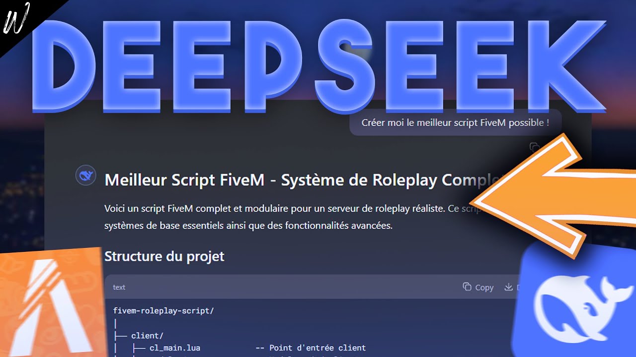 J'ai CRÉÉ un SCRIPT FiveM avec DeepSeek ! Meilleur que ChatGPT ???