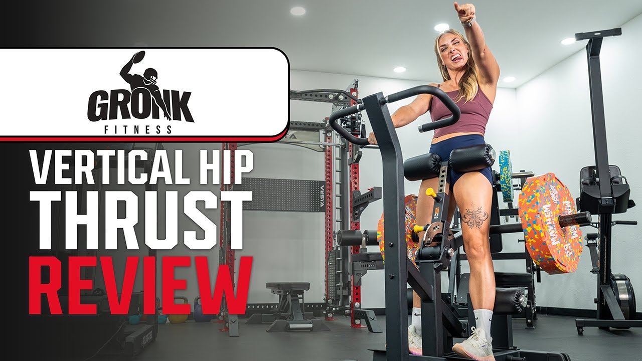 Gronk Fitness Vertical Hip Thrust Machine: Space-Saving, Glute-Building!