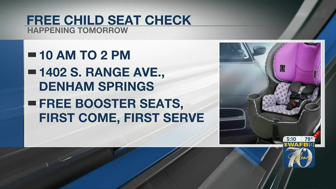 LSP to host free child seat safety check event