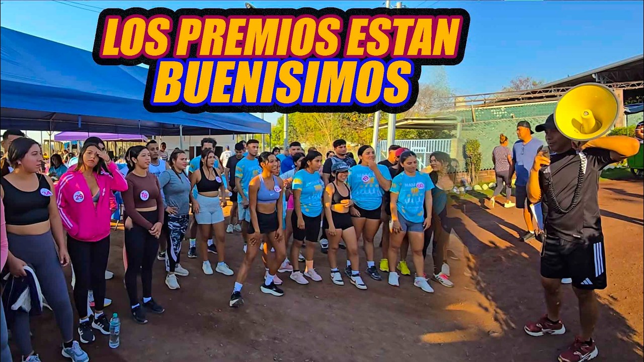 Jonathan explicas las reglas y los premios 💲de la maratón 4k.
