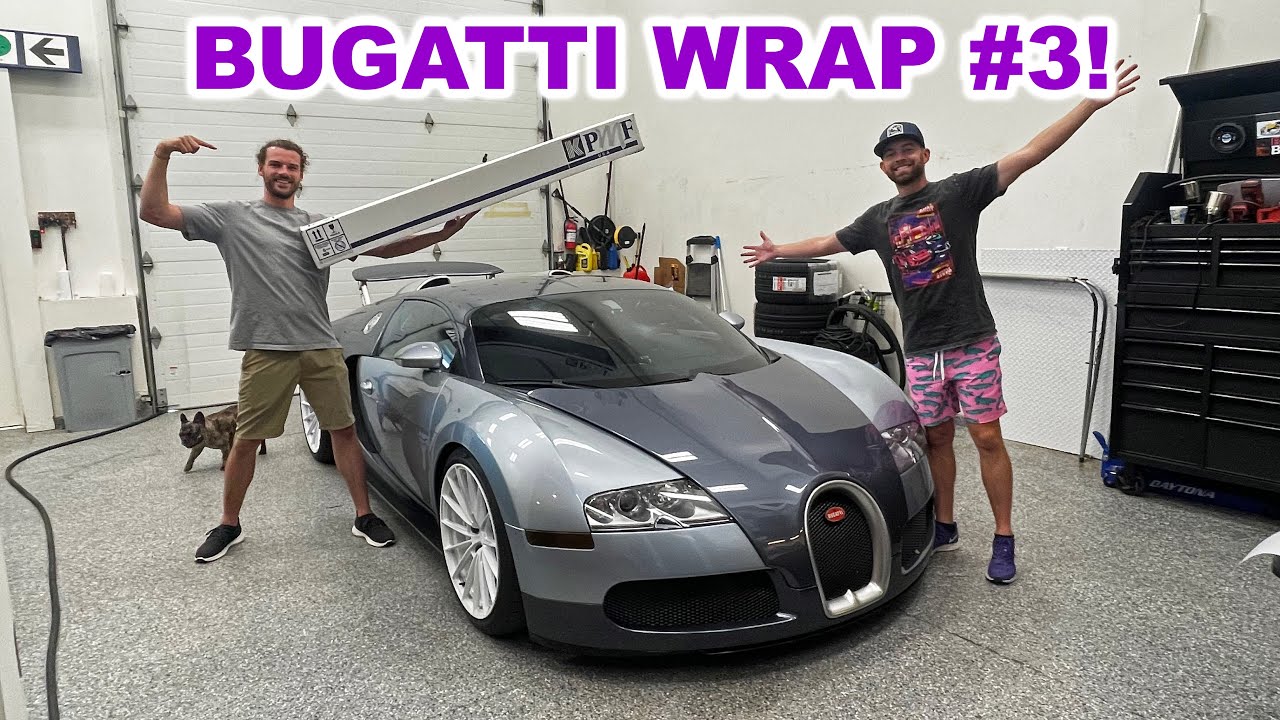 Wrapping The Stradman's Bugatti The Craziest Color YET